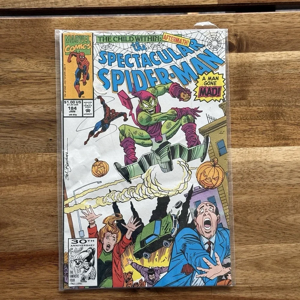 The Spectacular Spider-Man‎ #184 Marvel 1992 The Child Within Aftermath NEW READ
